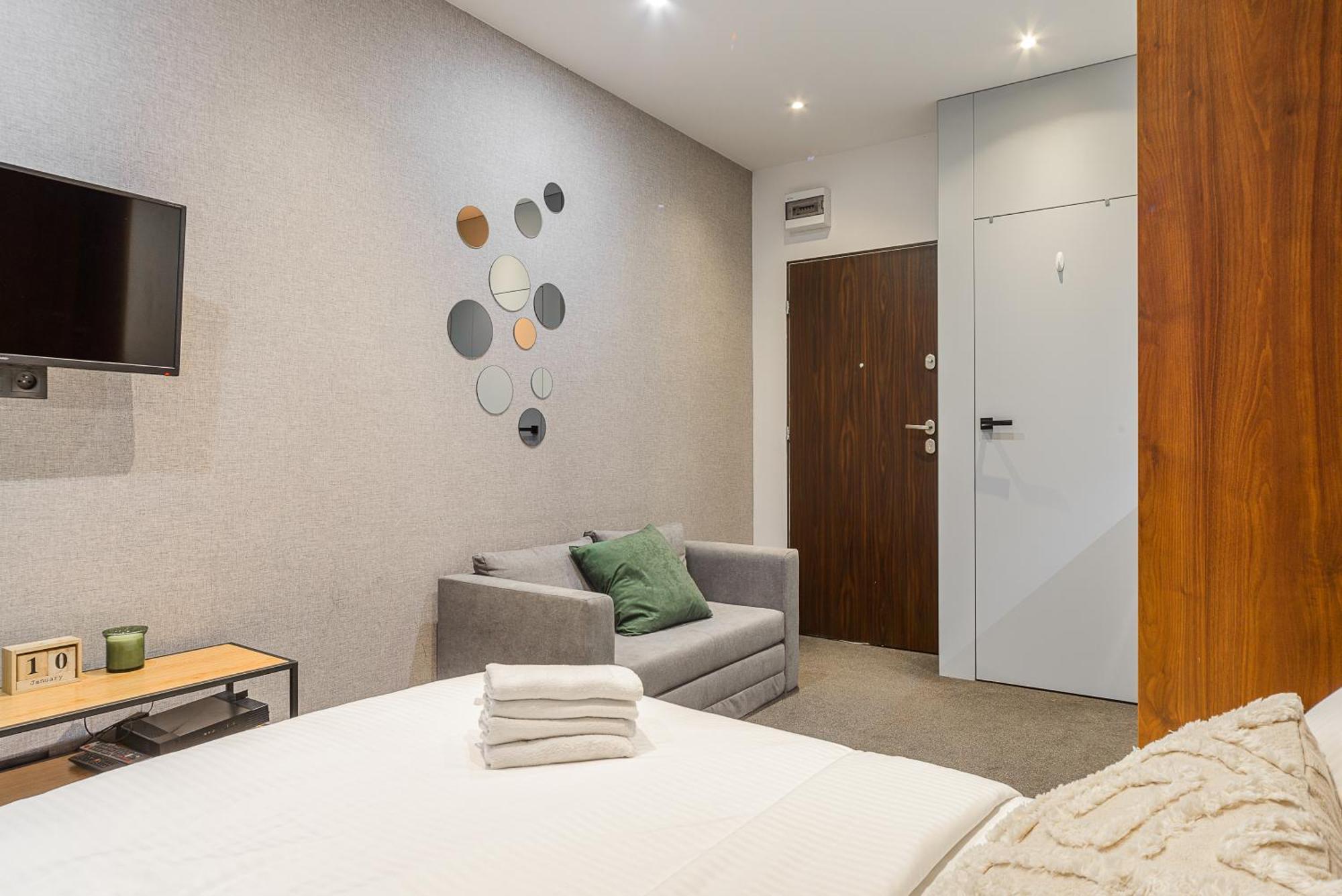 Lumina Design Studios With Beautiful View Varsovia Exterior foto